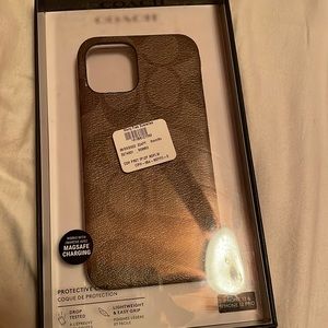 Iphone 12,12 pro coach canvas cases